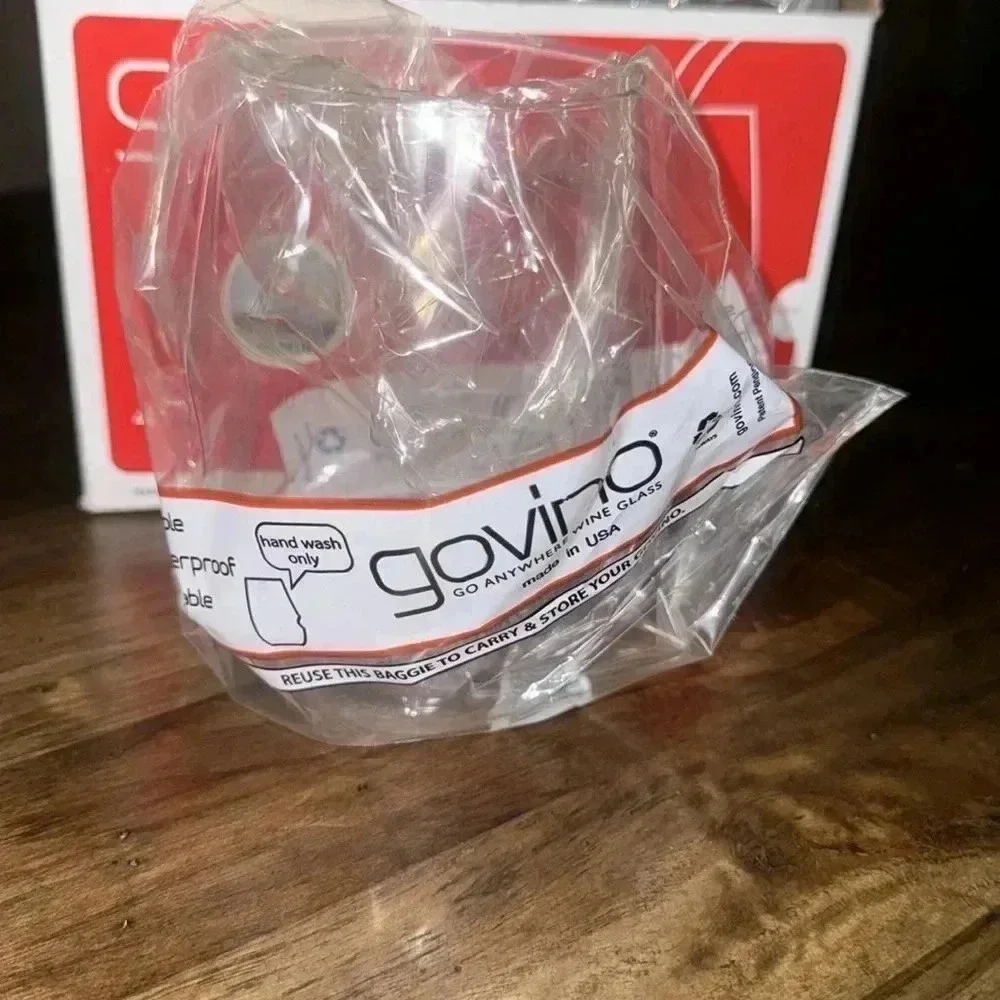 NWT Govino The Go Anywhere 🍷 Glass Cups Shatterproof BPA Free 16oz. Set of 4